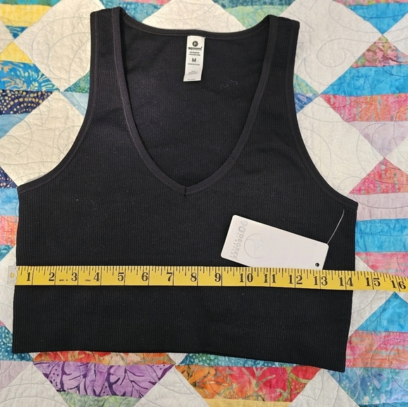 90 Degree by Reflex Ribbed Seamless Tank Women's Size Medium NWT - Picture 3 of 8